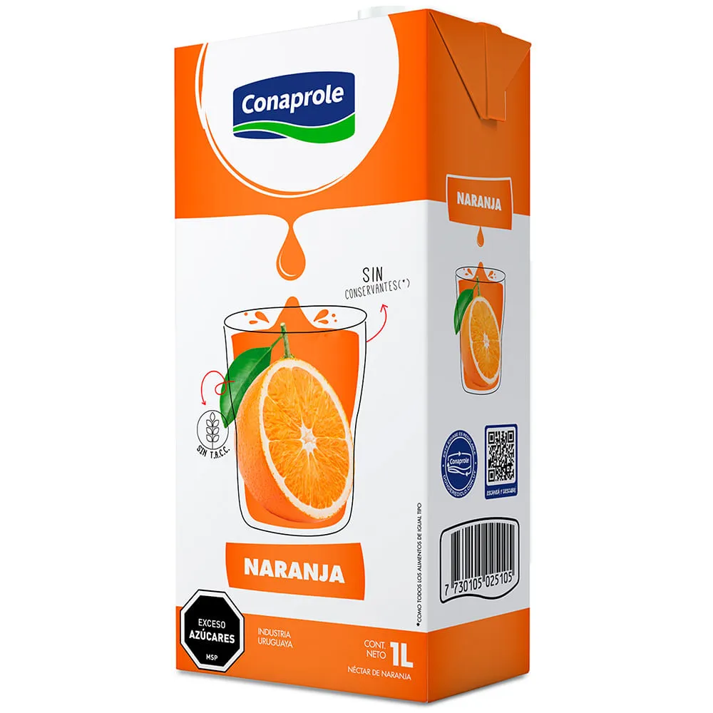 Jugo Conaprole Naranja 1lt
