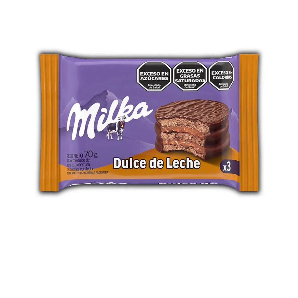 Alfajor Milka Dulce De Leche
