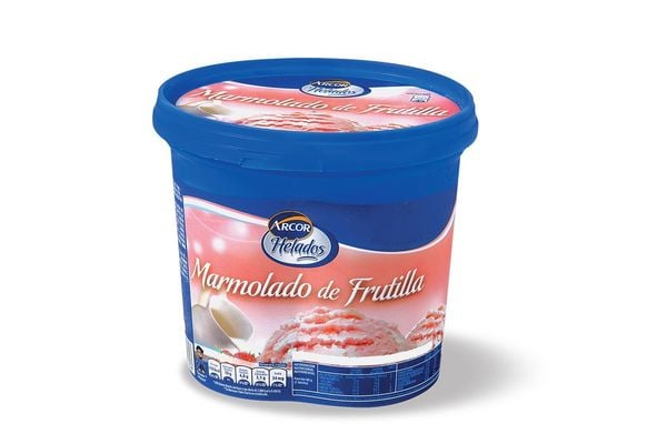 Helado Marmolado De Frutilla Arcor 900cc