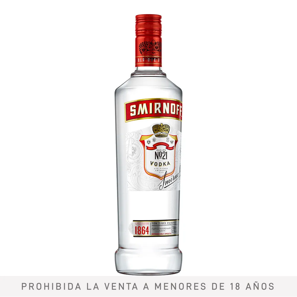Vodka Smirnoff 750cc