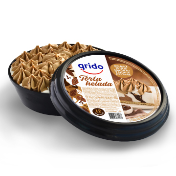 Torta Helada Grido DDL,Cacao y Salsa De Chocolate 1,6L