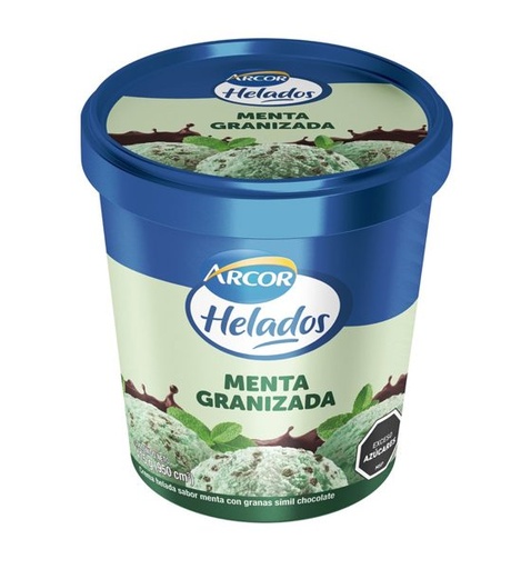 Helado Menta Granizada Arcor 900cc