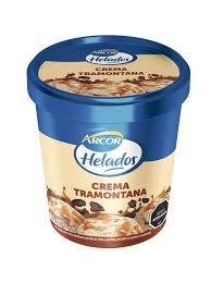 Helado Crema Tramontana Arcor 900cc